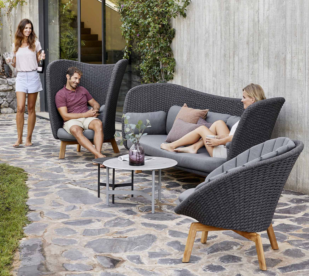 Peacock Wing highback chair