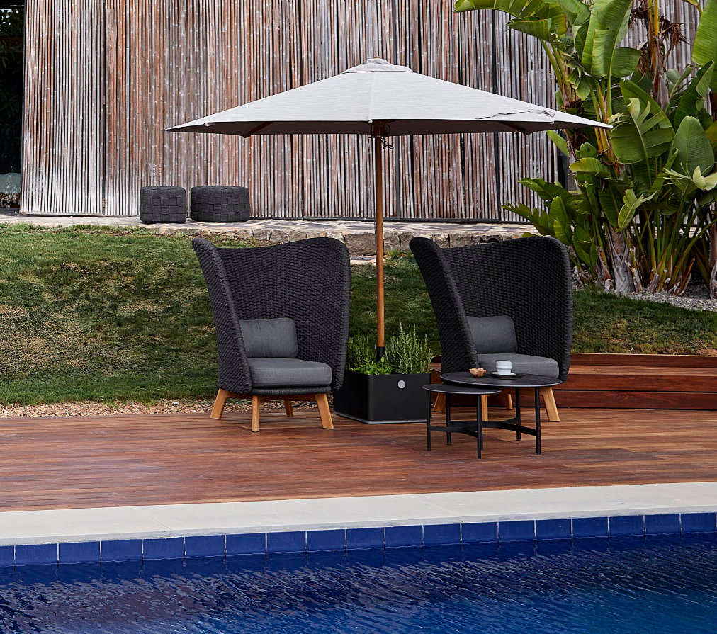 Peacock Wing highback chair